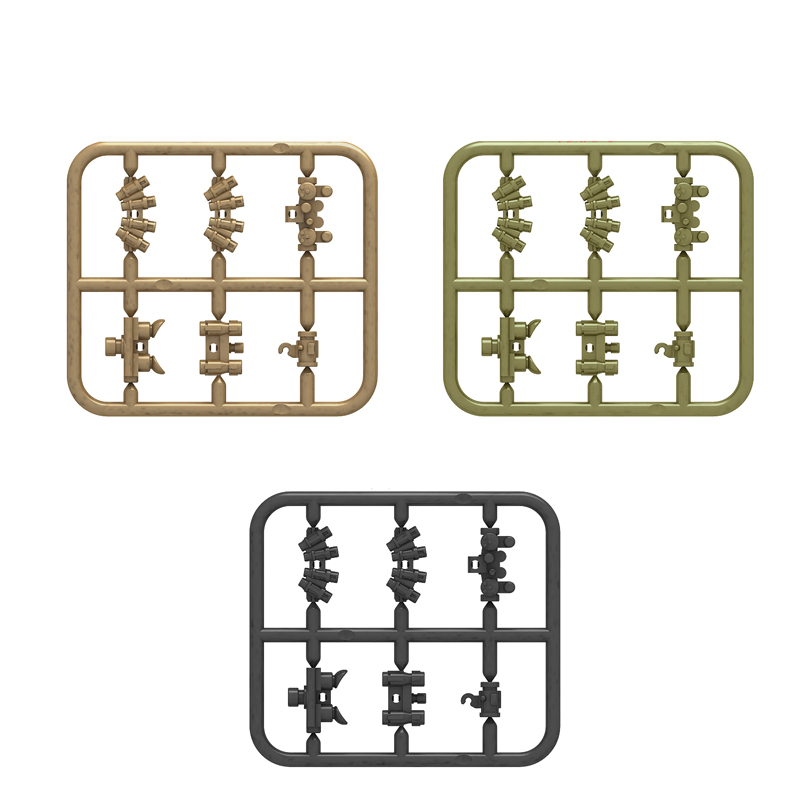 Heavy Equipment Certificate - 10pcs/lot Military Assembly Building Blocks Figurine