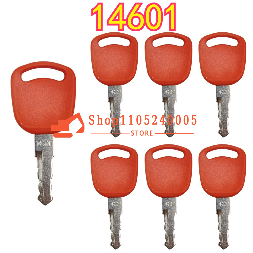 Heavy Equipment Keys Master Set - 20/10/5/1PCS 14601 Ignition Keys for Excavator