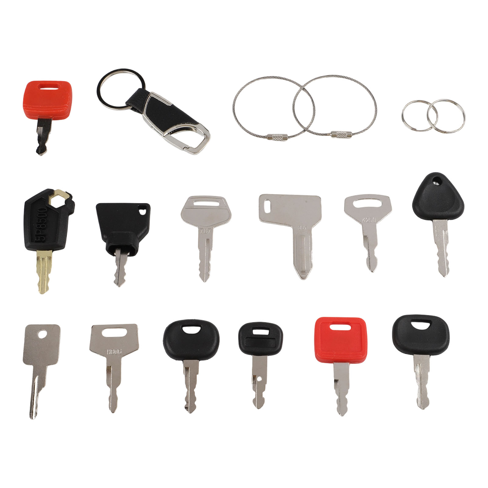 Heavy Equipment Keys Master Set - 13Pcs Ignition Key Set For Construction