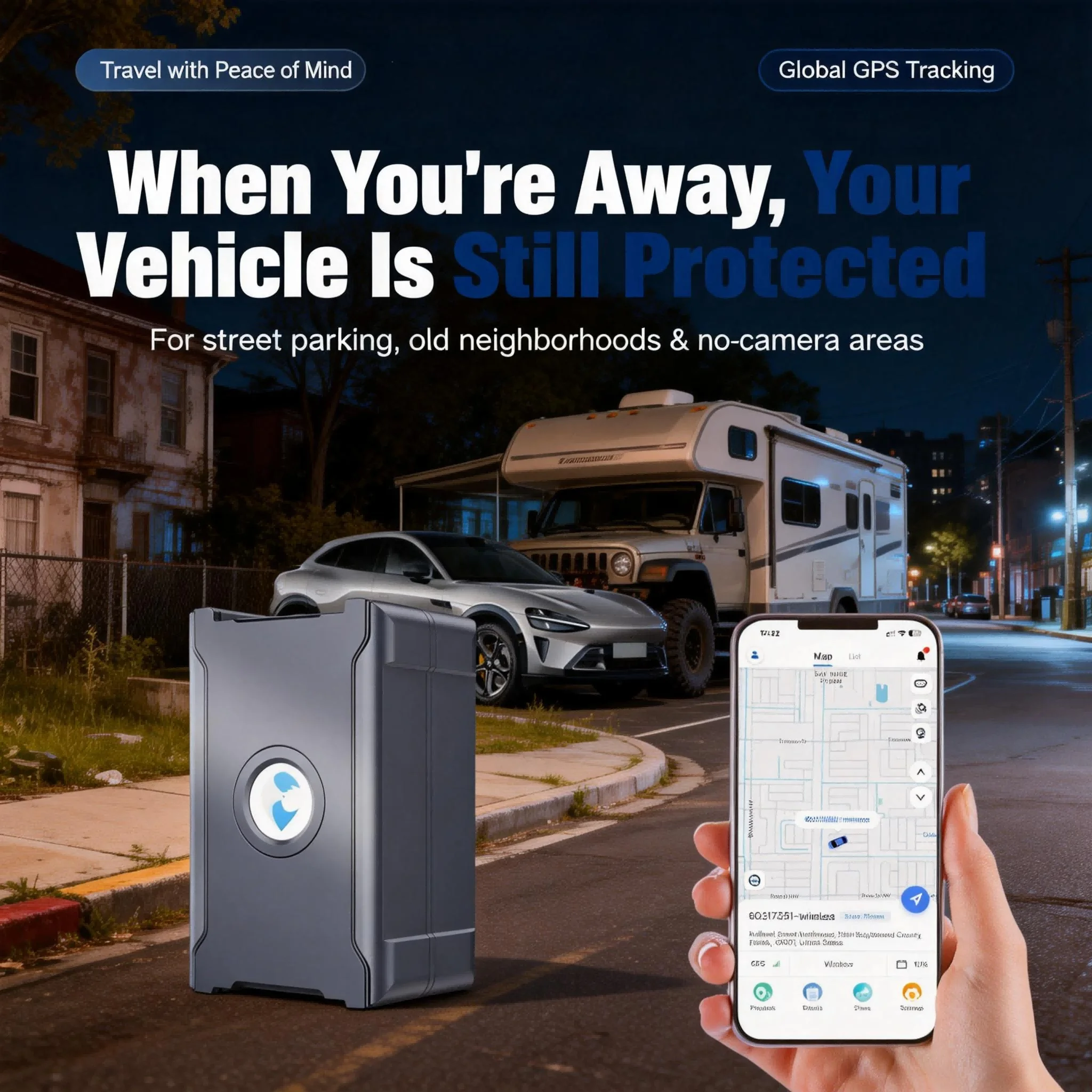 Heavy Equipment Gps Tracker - Wireless GPS Tracker for Car Anti-Theft
