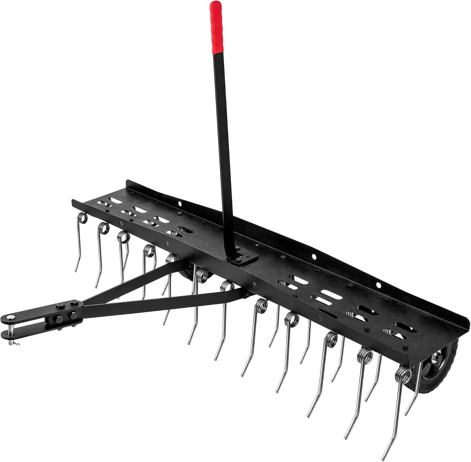 Heavy Equipment Yard - Tow Behind Lawn Dethatcher Rake Attachment,