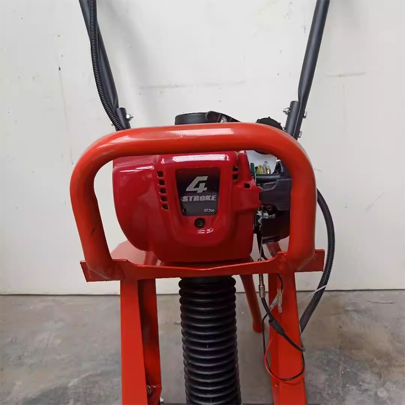 Concrete Vibrator - Vibrating Concrete Finisher with Height-Adjustable Handle,