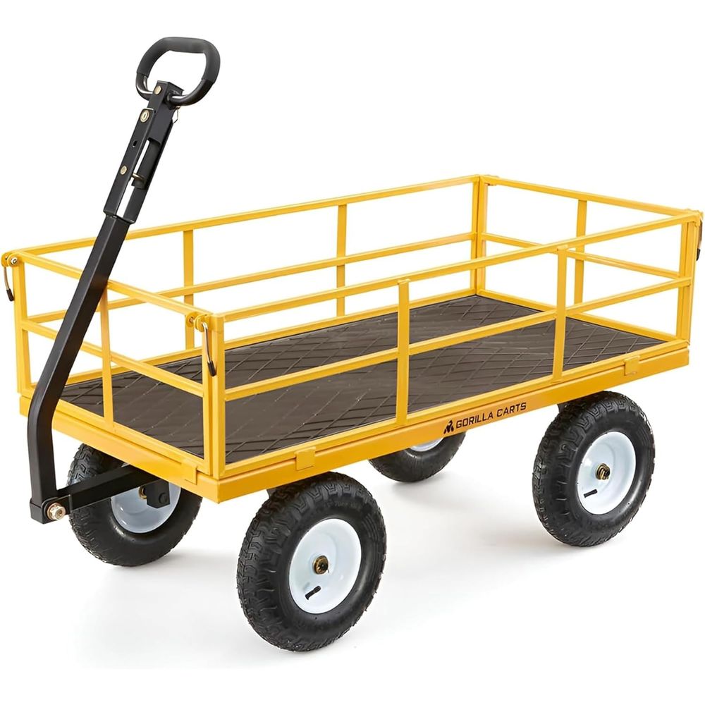 Heavy Equipment Yard - Heavy Duty, All Terrain Garden Wheelbarrow,