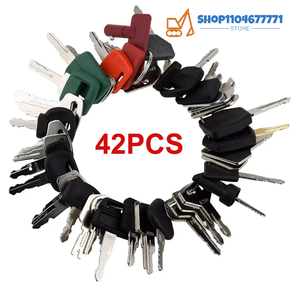 Heavy Equipment Keys Master Set - 42 Keys Heavy Equipment Construction Ignition