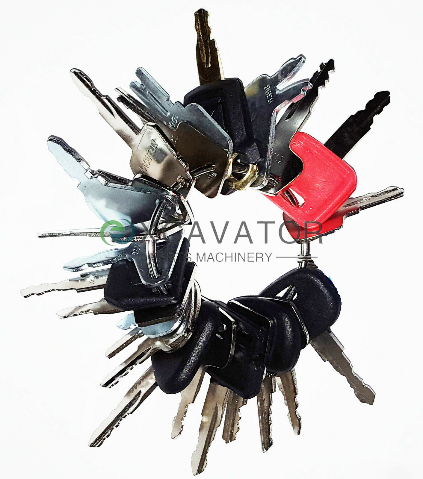 Heavy Equipment Keys Master Set - 23 Keys Heavy Equipment Construction Ignition