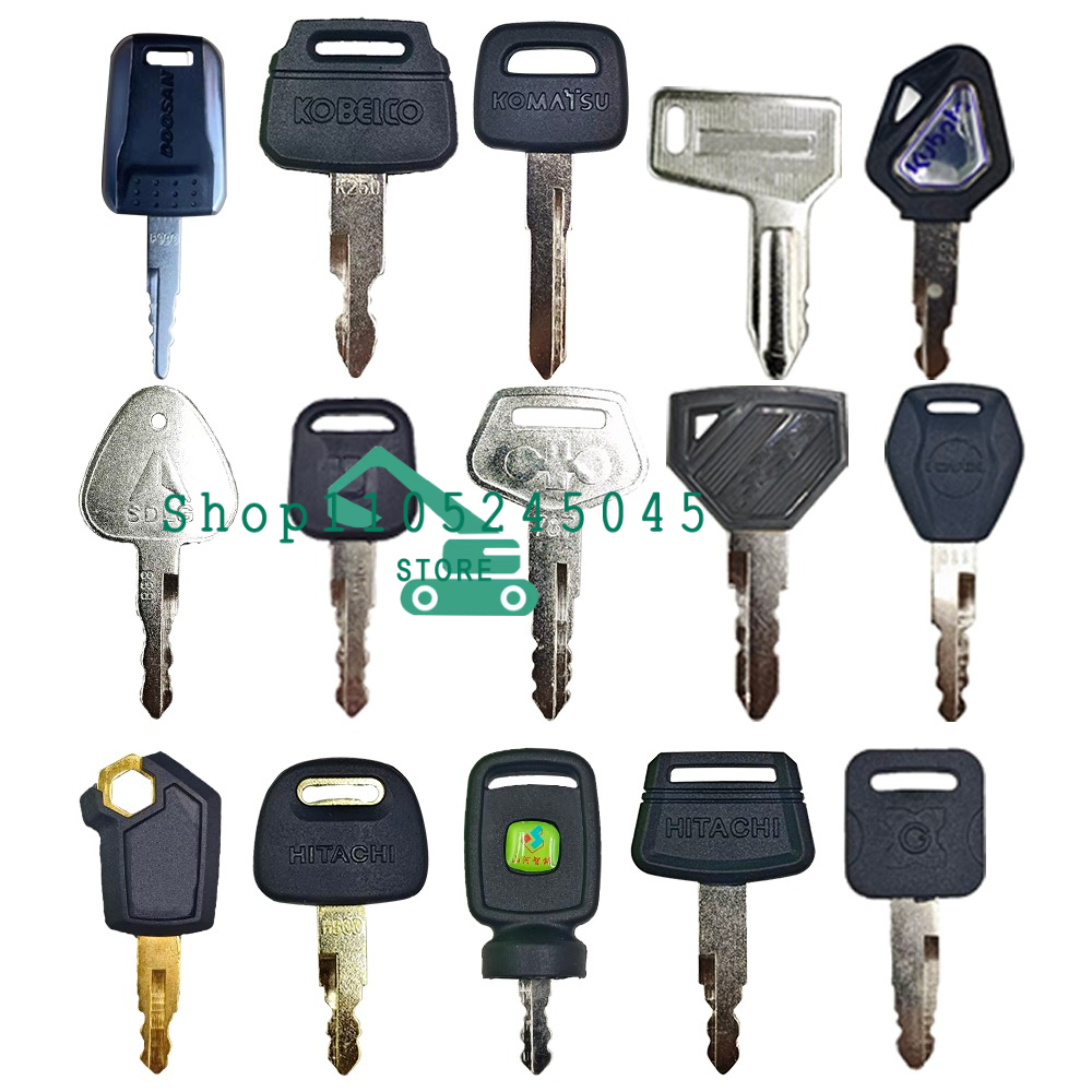 25PCS Excavator Master Key Set - Heavy Equipment Keys Master Set 评论和价格