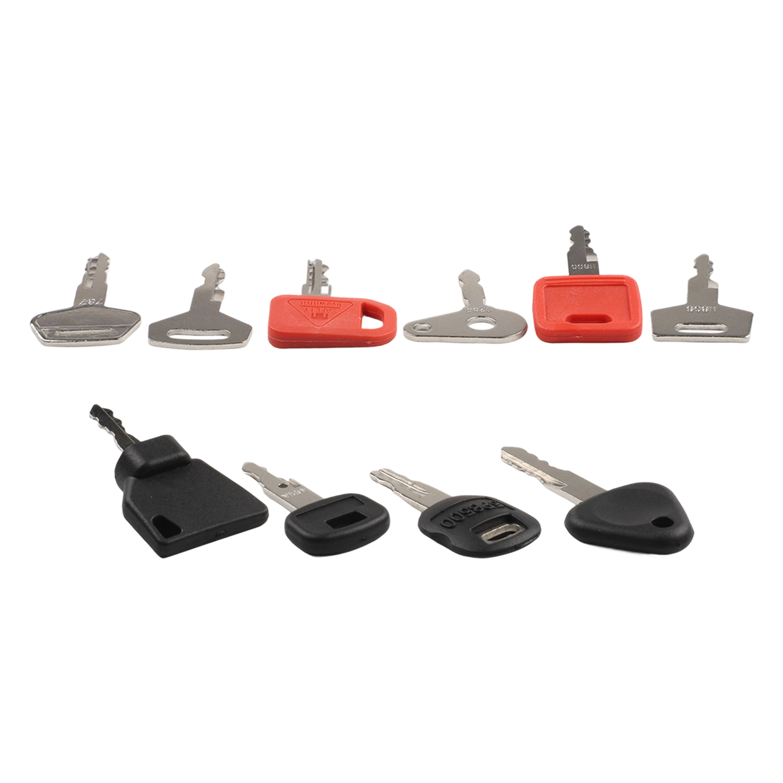 10PCS Keys Master Key Ignition - Heavy Equipment Keys Master Set 评论和价格
