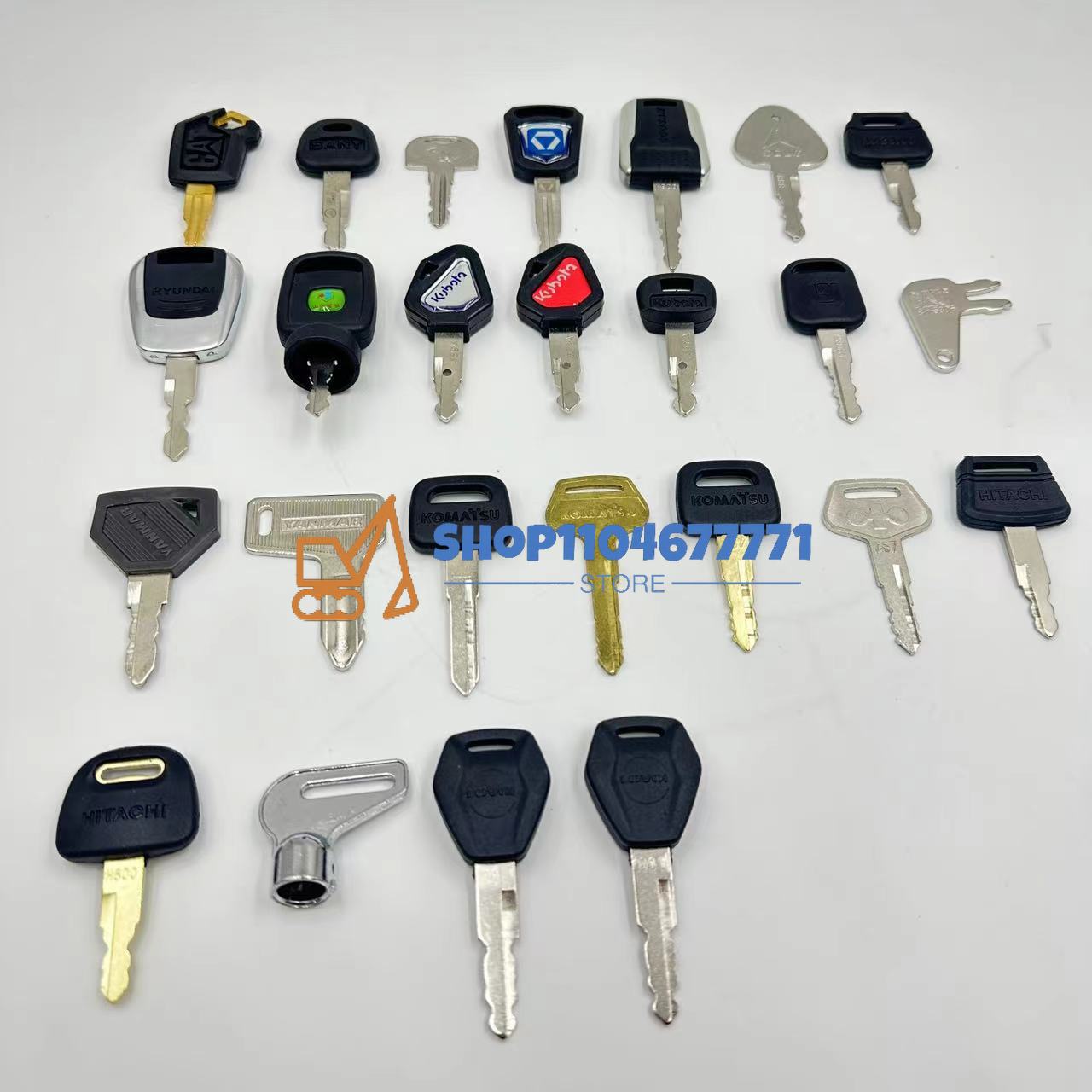 25pcs Excavator Keys for Cat f - Heavy Equipment Keys Master Set 评论和价格