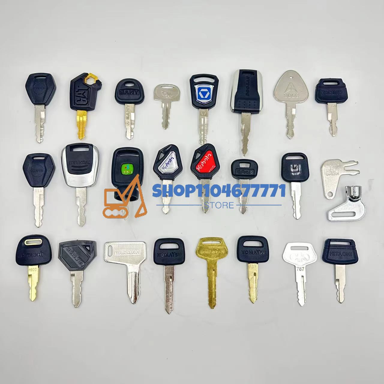25pcs Excavator Keys for Cat f - Heavy Equipment Keys Master Set 评论和价格