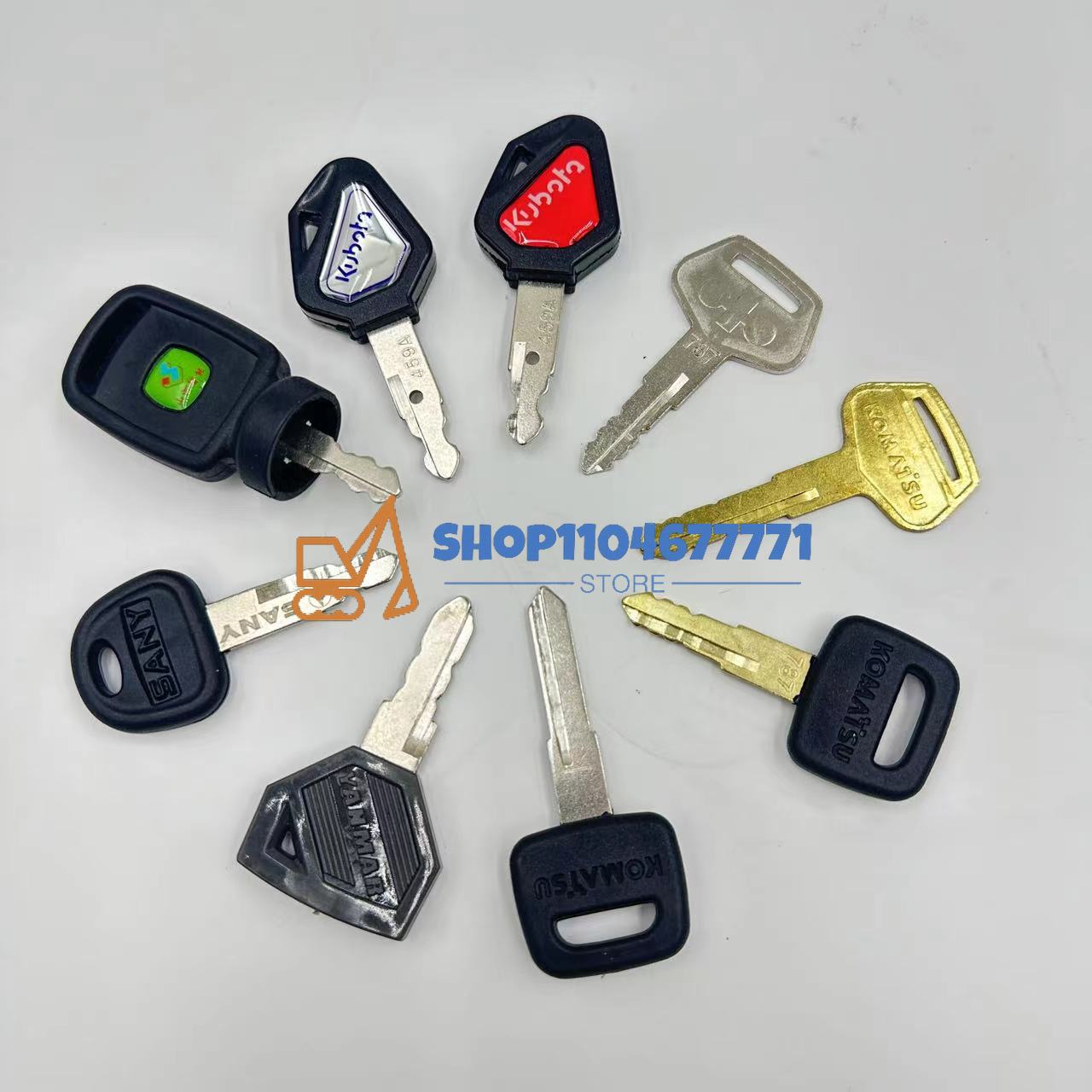 25pcs Excavator Keys for Cat f - Heavy Equipment Keys Master Set 评论和价格