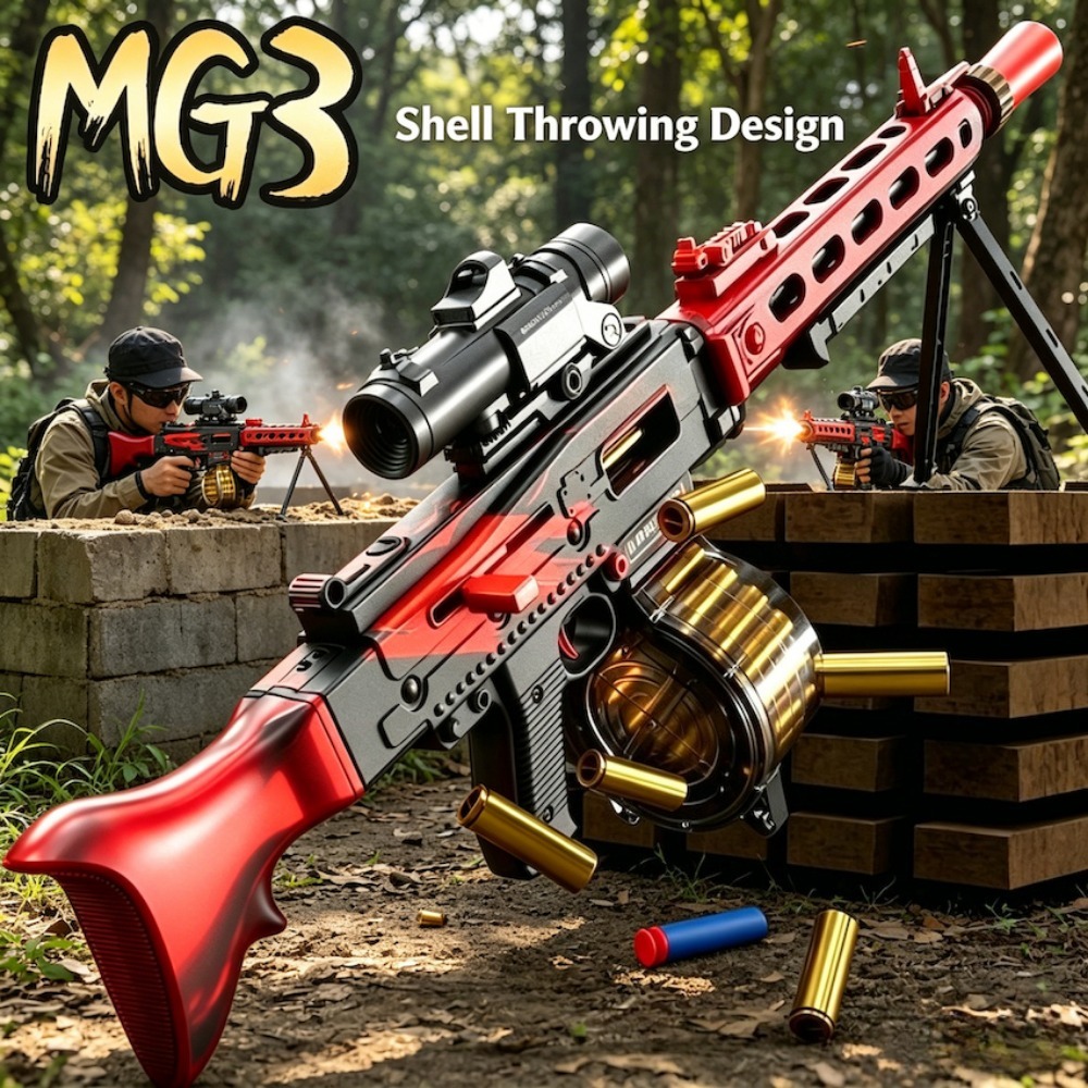 MG3 Shell Ejecting Soft Bullet - Heavy Equipment Certificate 评论和价格