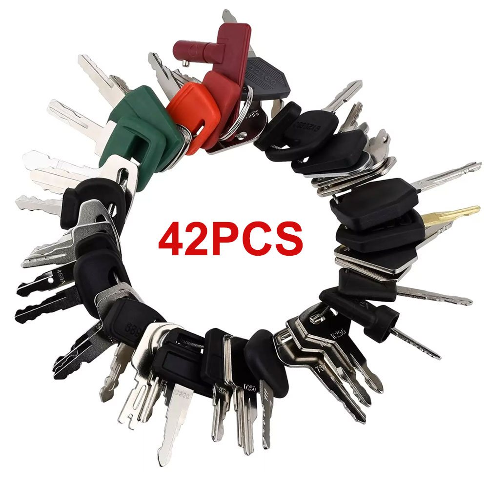 42 Keys Heavy Equipment Constr - Heavy Equipment Keys Master Set 评论和价格