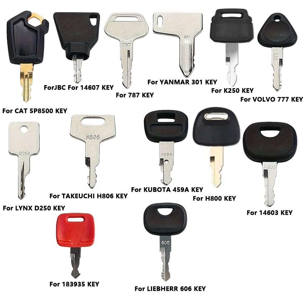 13PCS Construction Machinery I - Heavy Equipment Keys Master Set 评论和价格