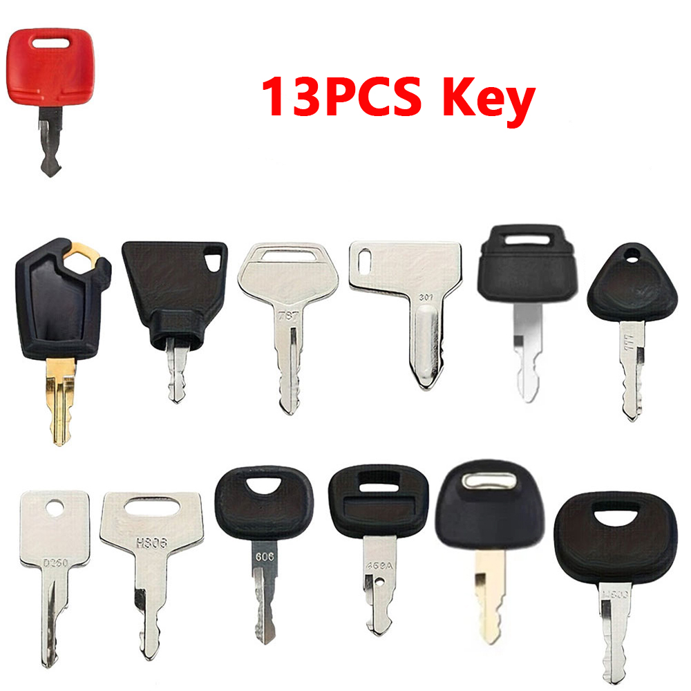 13PCS Construction Machinery I - Heavy Equipment Keys Master Set 评论和价格