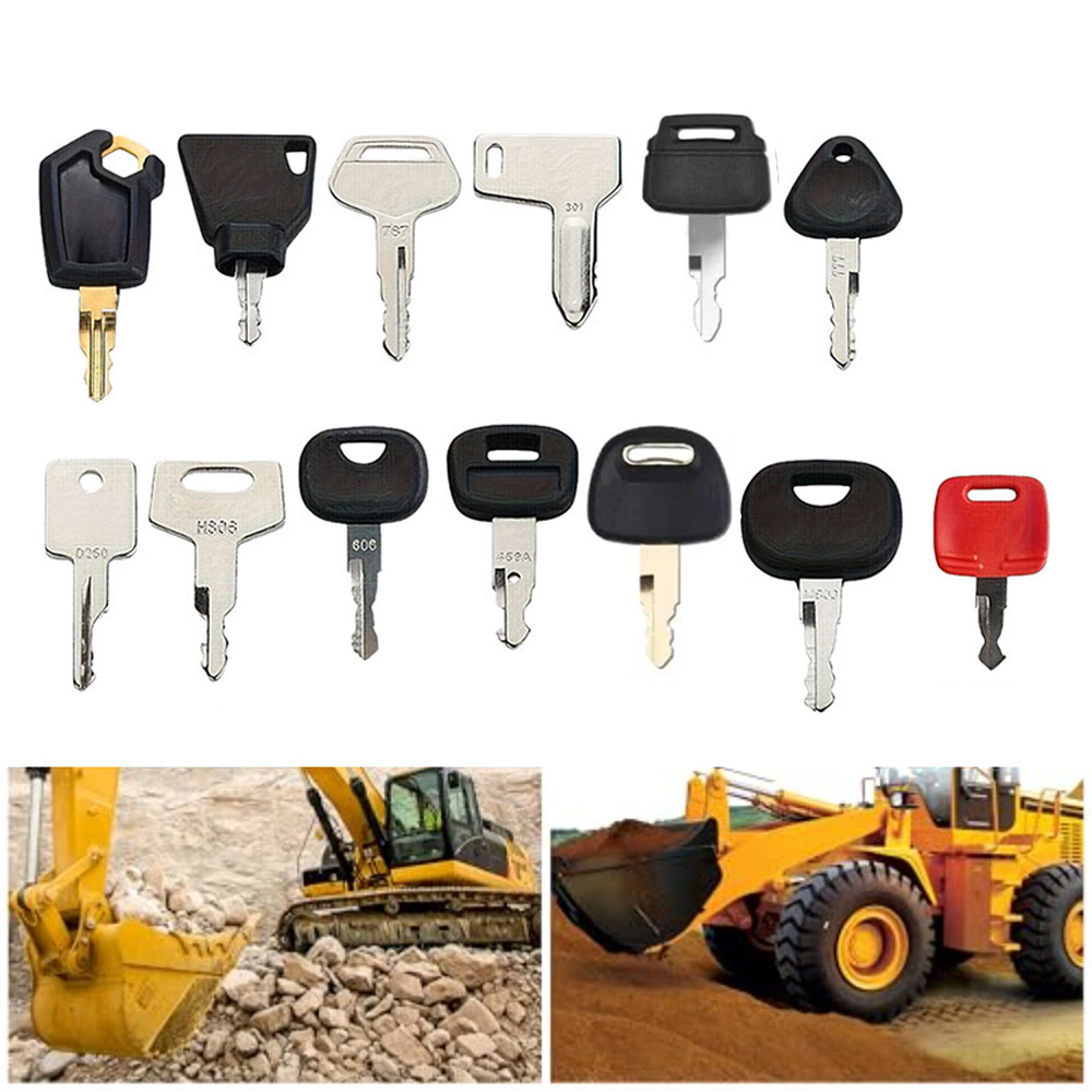 13PCS Construction Machinery I - Heavy Equipment Keys Master Set 评论和价格