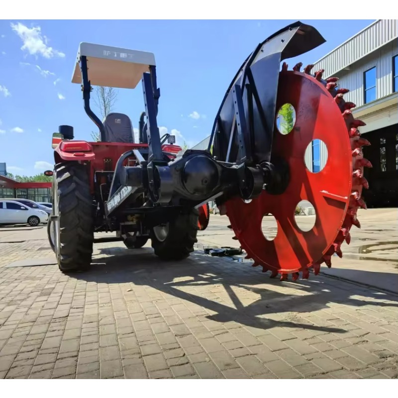 PTO Driven Disc Trencher for T - Heavy Equipment Trencher 评论和价格