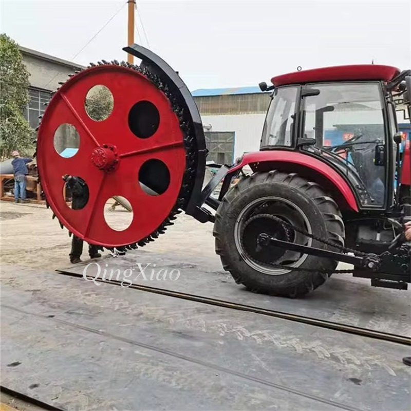 PTO Driven Disc Trencher for T - Heavy Equipment Trencher 评论和价格