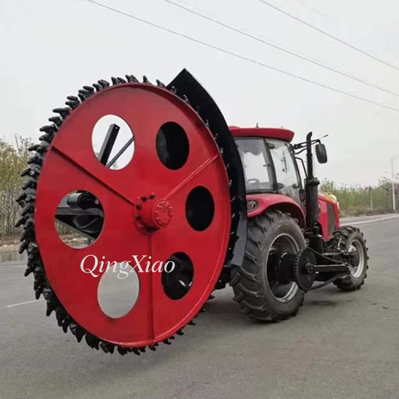 PTO Driven Disc Trencher for T - Heavy Equipment Trencher 评论和价格