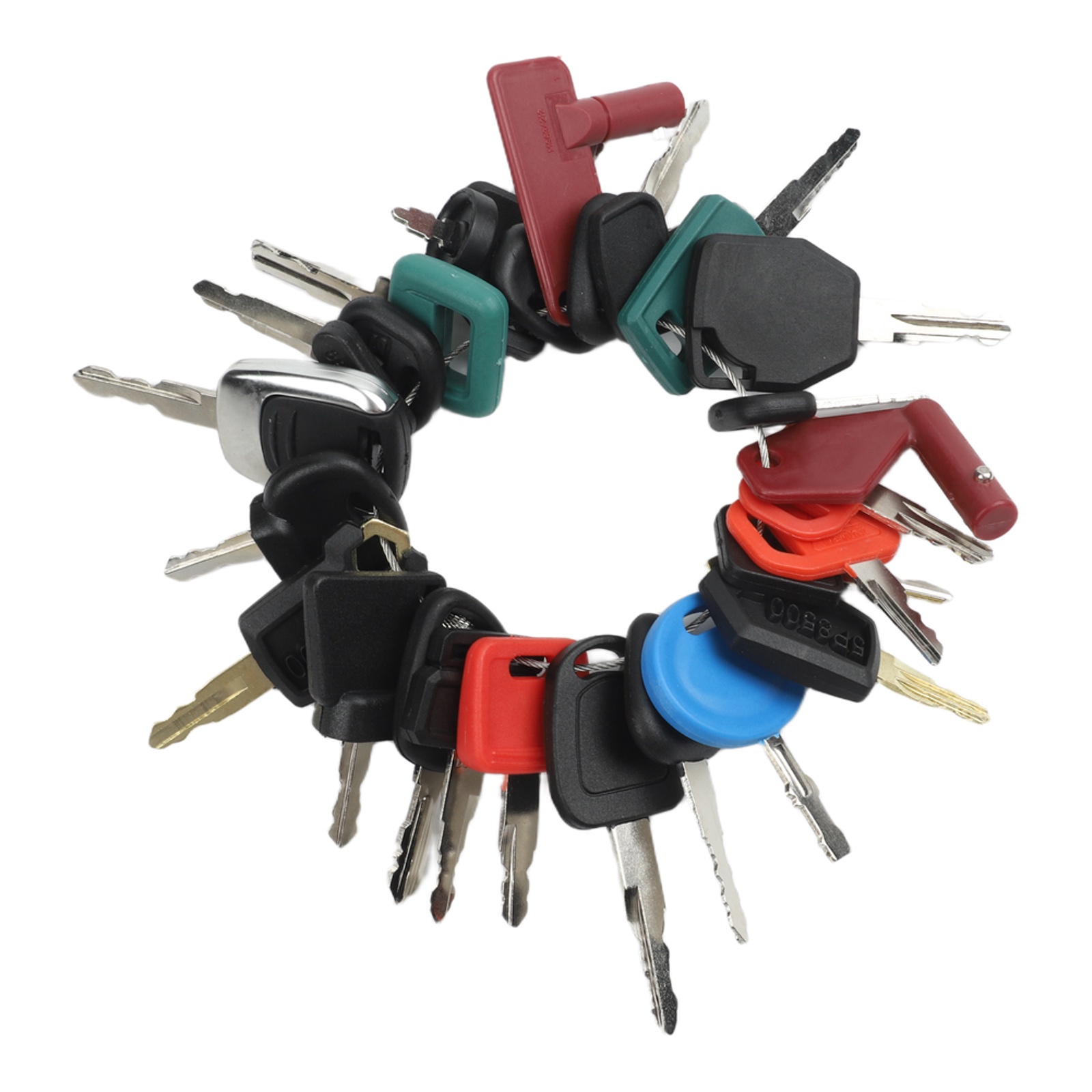 50PCS Equipment Ignition Keys  - Heavy Equipment Keys Master Set 评论和价格