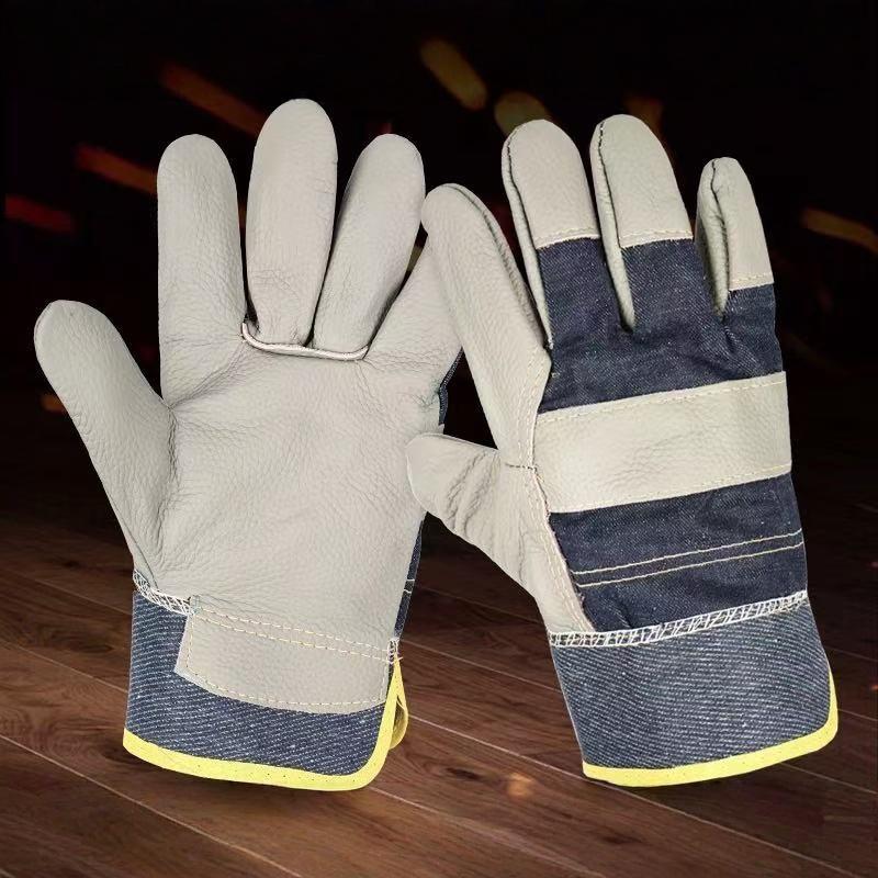 1 Pair Cowhide Denim Gloves Th - Heavy Equipment Yard 评论和价格