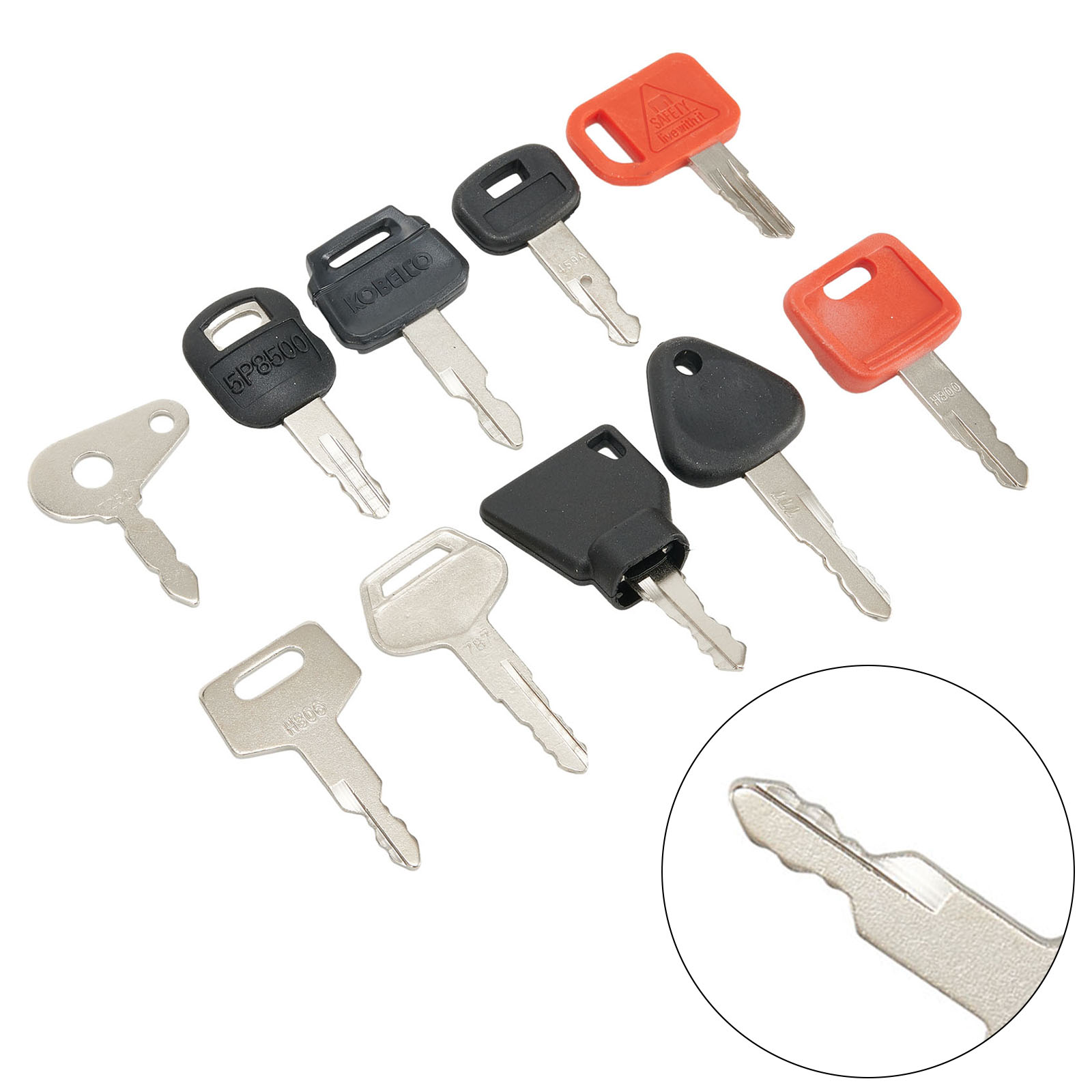 10 KEY SET Master Key Ignition - Heavy Equipment Keys Master Set 评论和价格
